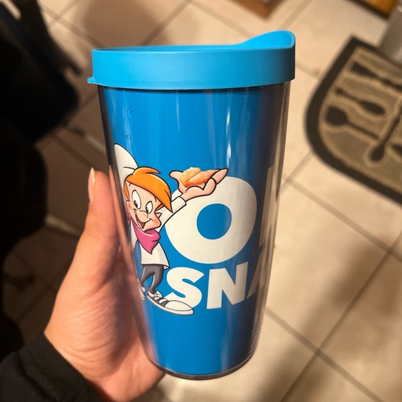 Blue Tervis Tumbler with Cartoon Design - Picture 1 of 2